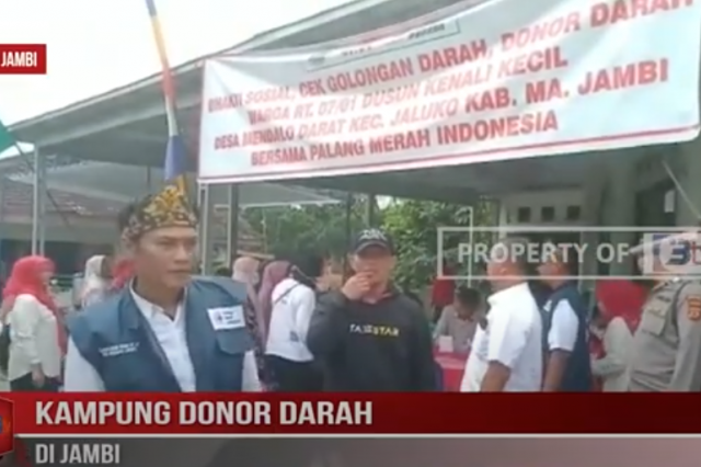 KAMPUNG DONOR DARAH DI JAMBI