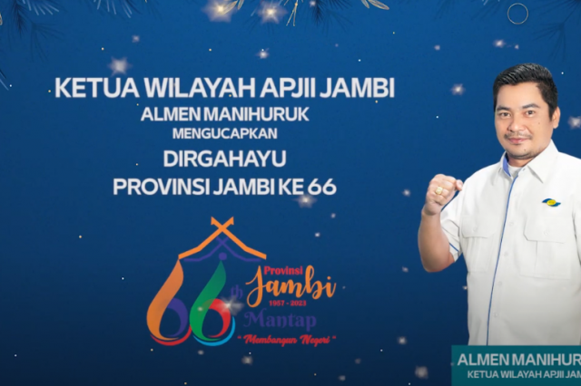 UCAPAN HUT PROV JAMBI KE 66 APJII WILAYAH JAMBI