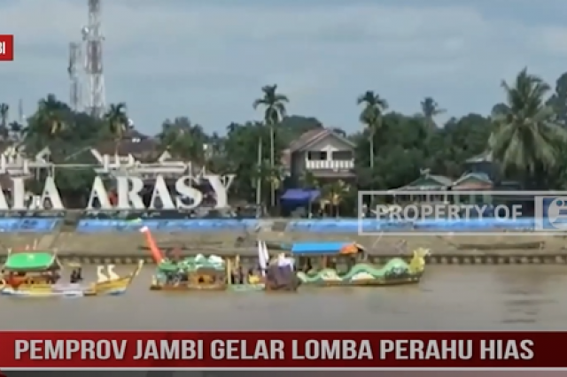 PEMPROV JAMBI GELAR LOMBA PERAHU HIAS