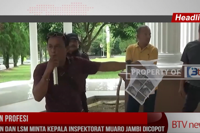 LECEHKAN PROFESI, WARTAWAN DAN LSM MINTA KEPALA INSPEKTORAT MUARO JAMBI DICOPOT