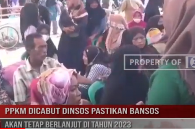 PPKM DICABUT, DINSOS PASTIKAN BANSOS AKAN TETAP BERLANJUT DI TAHUN 2023