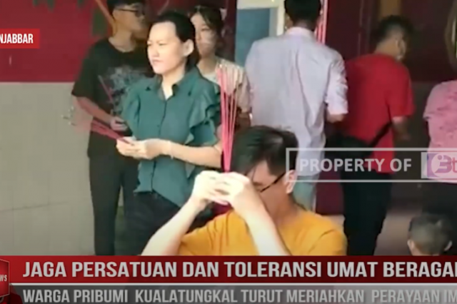 JAGA PERSATUAN DAN TOLERANSI BERAGAMA,  WARGA PRIBUMI  KUALATUNGKAL TURUT MERIAHKAN  PERAYAAN IMLEK