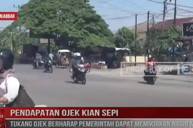 PENDAPATAN OJEK KIAN SEPI, TUKANG OJEK BERHARAP PEMERINTAH DAPAT MEMIKIRKAN NASIB MEREKA