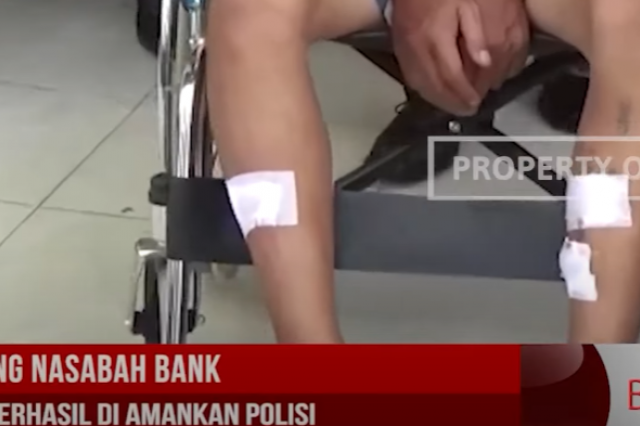 GASAK UANG NASABAH BANK, 3 PELAKU BERHASIL DI AMANKAN POLISI