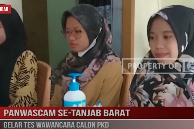 PANWASCAM SE TANJAB BARAT GELAR TES WAWANCARA CALON PKD