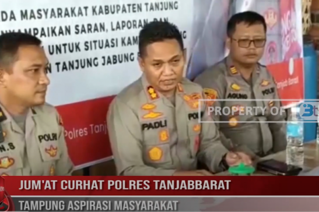 JUM'AT CURHAT POLRES TANJABBARAT, TAMPUNG ASPIRASI MASYARAKAT