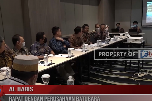 AL HARIS RAPAT DENGAN PERUSAHAAN BATUBARA