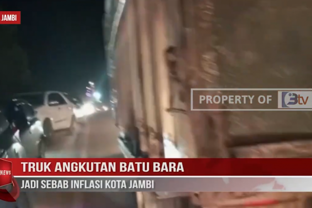 TRUK ANGKUTAN BATU BARA JADI SEBAB INFLASI KOTA JAMBI