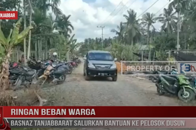 RINGAN BEBAN WARGA, BASNAZ TANJABBARAT SALURKAN BANTUAN KE PELOSOK DUSUN