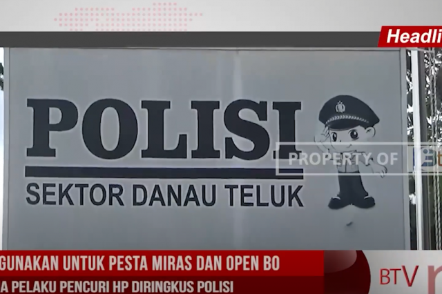 DIGUNAKAN UNTUK PESTA MIRAS DAN OPEN BO, DUA PELAKU PENCURI HP DIRINGKUS POLISI