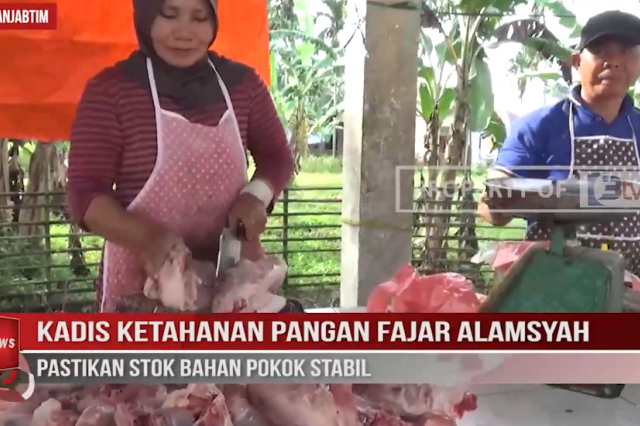 KADIS KETAHANAN PANGAN FAJAR ALAMSYAH PASTIKAN STOK BAHAN POKOK STABIL