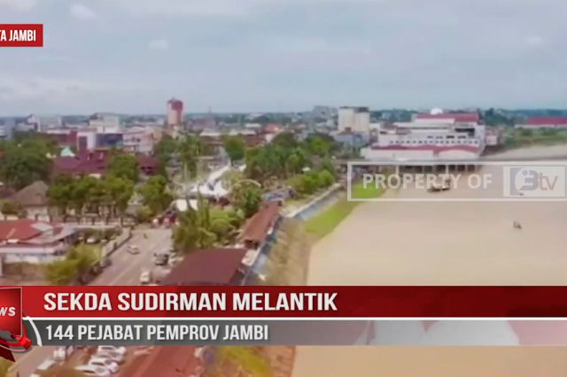 SEKDA SUDIRMAN MELANTIK 144 PEJABAT PEMPROV JAMBI