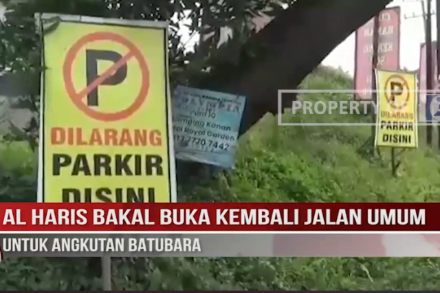 AL HARIS BAKAL BUKA KEMBALI JALAN UMUM UNTUK ANGKUTAN BATUBARA