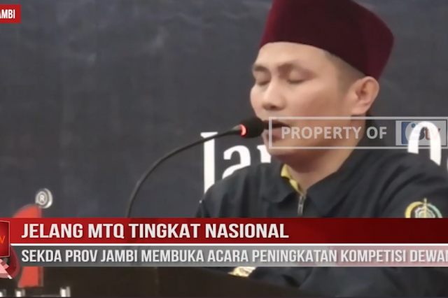 JELANG MTQ TINGKAT NASIONAL,SEKDA PROVINSI JAMBI MEMBUKA ACARA PENINGKATAN KOMPETISI DEWAN HAKIM