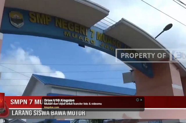 SMPN 7 MUARO JAMBI LARANG SISWA BAWA MOTOR