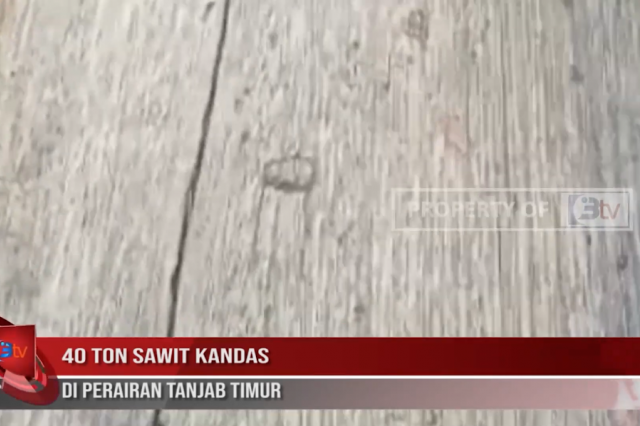 40 TON SAWIT KANDAS DI PERAIRAN TANJAB TIMUR