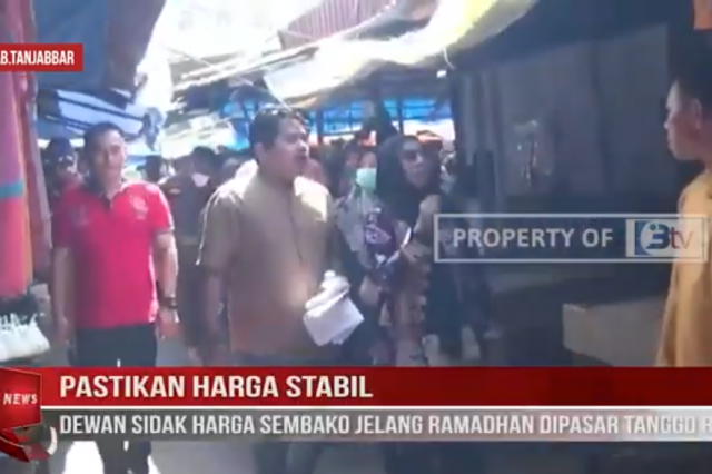 PASTIKAN HARGA STABIL, DEWAN SIDAK HARGA SEMBAKO JELANG RAMADHAN DIPASAR TANGGO RAJO ILIR