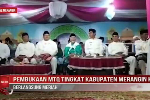 PEMBUKAAN MTQ TINGKAT KABUPATEN MERANGIN KE 49 BERLANGSUNG MERIAH