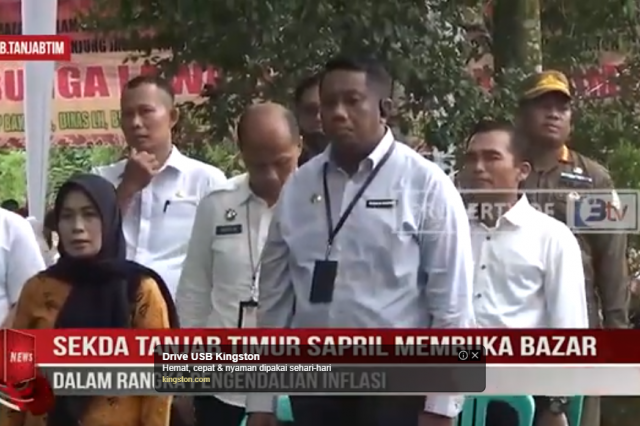 up4 SEKDA TANJAB TIMUR SAPRIL MEMBUKA BAZAR DALAM RANGKA PENGENDALIAN INFLASI