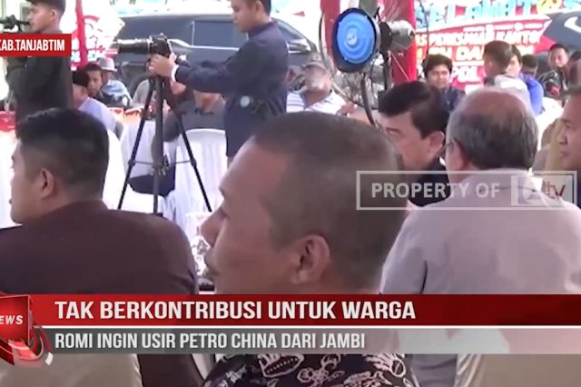 TAK BERKONTRIBUSI UNTUK WARGA,ROMI INGIN USIR PETRO CHINA DARI JAMBI