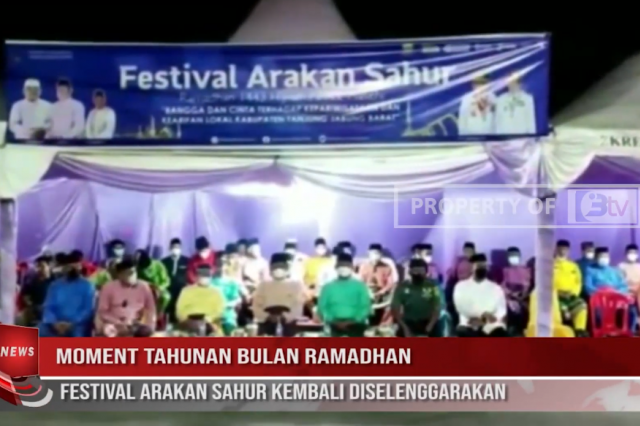 MOMENT TAHUNAN BULAN RAMADHAN, FESTIVAL ARAKAN SAHUR KEMBALI DISELENGGARAKAN