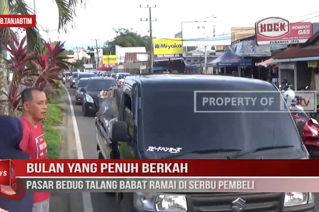 BULAN YANG PENUH BERKAH,PASAR BEDUG TALANG BABAT RAMAI DI SERBU PEMBELI