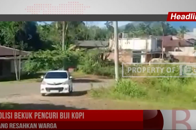 POLISI BEKUK PENCURI BIJI KOPI YANG RESAHKAN WARGA