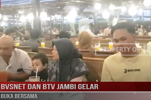 BVSNET DAN BTV JAMBI GELAR BUKA BERSAMA