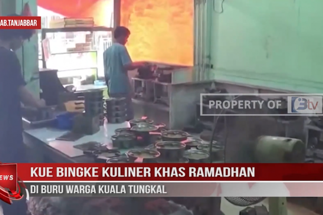 KUE BINGKE KULINER KHAS RAMADHAN DI BURU WARGA KUALA TUNGKAL