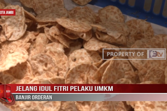 JELANG IDUL FITRI PELAKU UMKM BANJIR ORDERAN