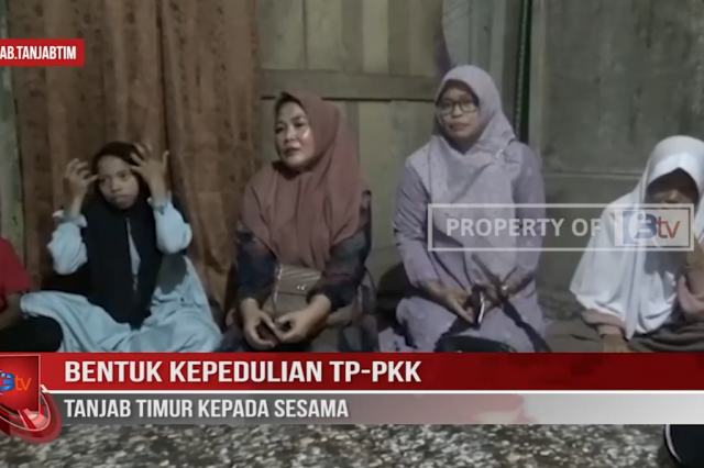 BENTUK KEPEDULIAN TP PKK TANJAB TIMUR KEPADA SESAMA