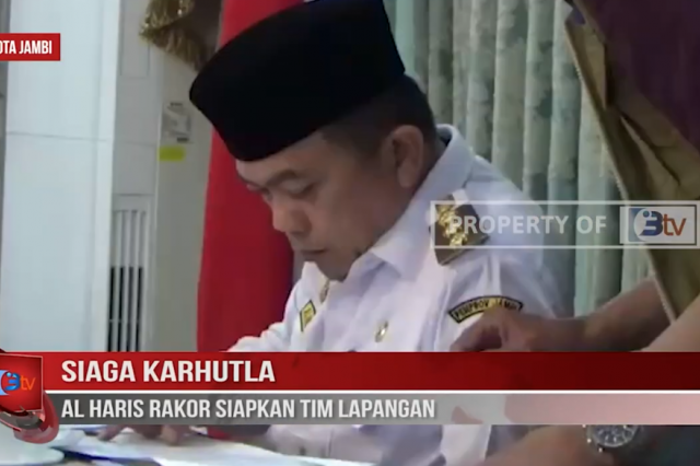 SIAGA KARHUTLA,AL HARIS RAKOR SIAPKAN TIM LAPANGAN