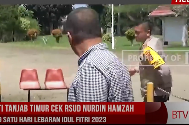 BUPATI TANJAB TIMUR CEK RSUD NURDIN HAMZAH JELANG SATU HARI LEBARAN IDUL FITRI 2023