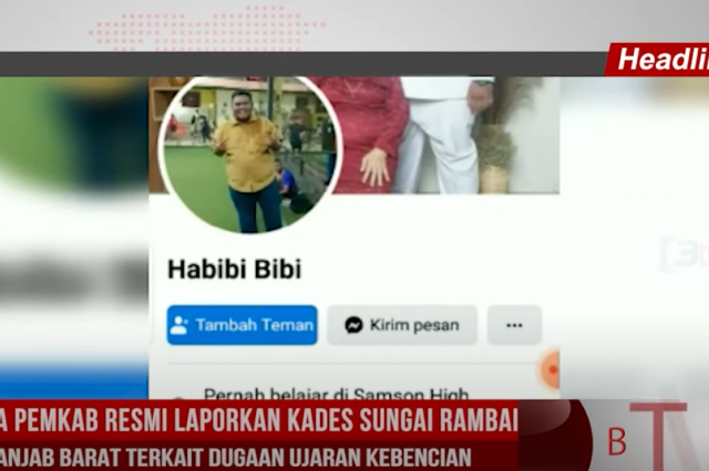 PENGACARA PEMKAB RESMI LAPORKAN KADES SUNGAI RAMBAI TERKAIT DUGAAN UJARAN KEBENCIAN