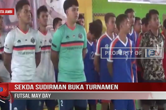 SEKDA SUDIRMAN BUKA TURNAMEN FUTSAL MAY DAY