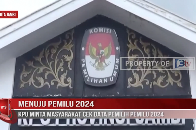 MENUJU PEMILU 2024,KPU MINTA MASYARAKAT CEK DATA PEMILIH PEMILU 2024