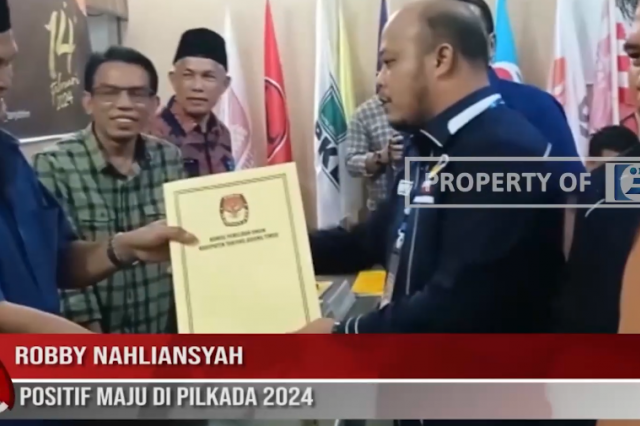 ROBBY NAHLIANSYAH POSITIF MAJU DI PILKADA 2024