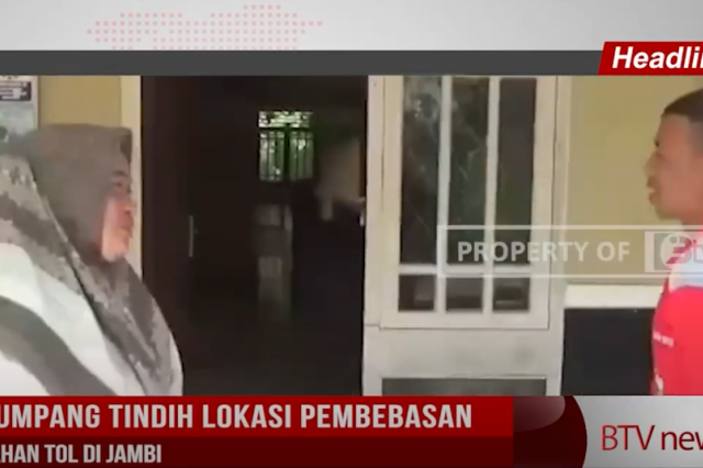 TUMPANG TINDIH LOKASI PEMBEBASAN LAHAN TOL DI JAMBI