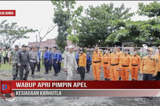 WABUP APRI PIMPIN APEL KESIAGAAN KARHUTLA