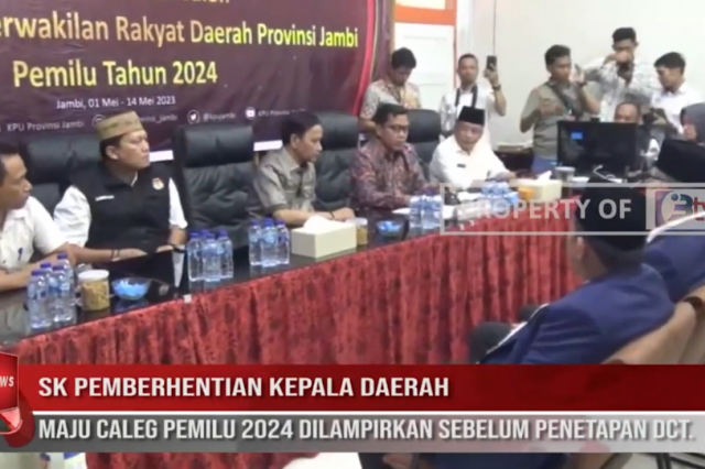 SK PEMBERHENTIAN KEPALA DAERAH MAJU CALEG PEMILU 2024 DILAMPIRKAN SEBELUM PENETAPAN DCT