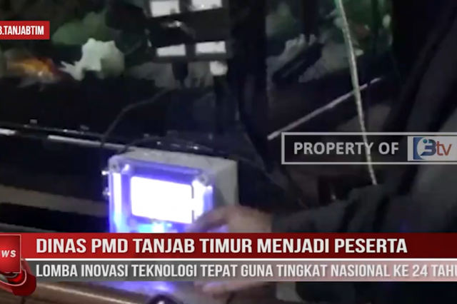 DINAS PMD TANJAB TIMUR MENJADI PESERTA LOMBA INOVASI TEKNOLOGI TEPAT GUNA TINGKAT NASIONAL KE 24