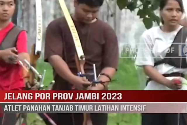 JELANG POR PROV JAMBI 2023,ATLET PANAHAN TANJAB TIMUR LATIHAN INTENSIF