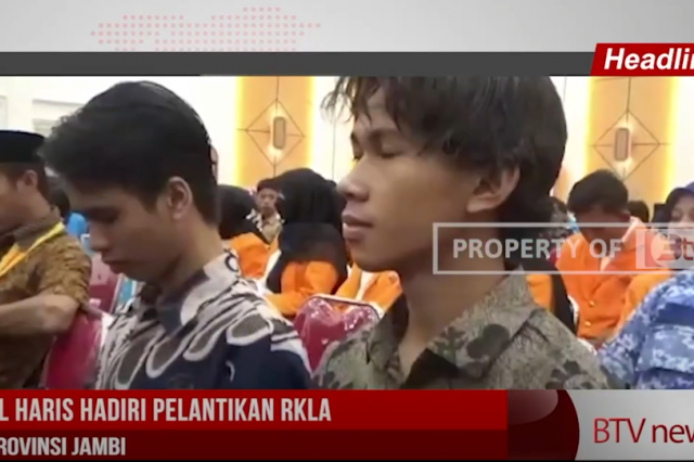 AL HARIS HADIRI PELANTIKAN RKLA PROVINSI JAMBI