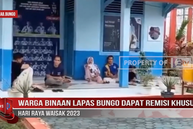 WARGA BINAAN LAPAS BUNGO DAPAT REMISI KHUSUS HARI RAYA WAISAK 2023