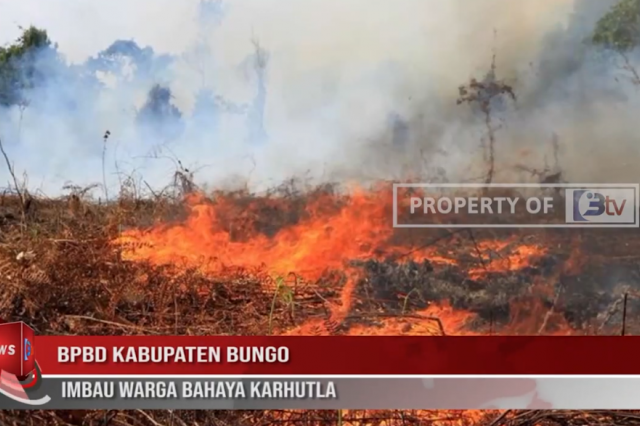 BPBD KABUPATEN BUNGO IMBAU WARGA BAHAYA KARHUTLA