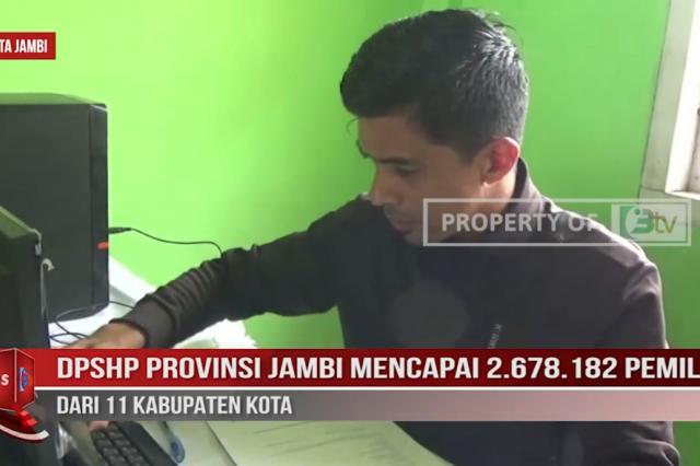 DPSHP PROVINSI JAMBI MENCAPAI 2 678 182 PEMILIH DARI 11 KABUPATEN KOTA