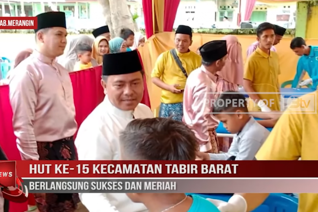 HUT KE 15 KECAMATAN TABIR BARAT BERLANGSUNG SUKSES DAN MERIAH