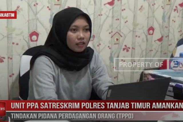 UNIT PPA SATRESKRIM POLRES TANJAB TIMUR AMANKAN PELAKU TINDAKAN PIDANA PERDAGANGAN ORANG TPPO