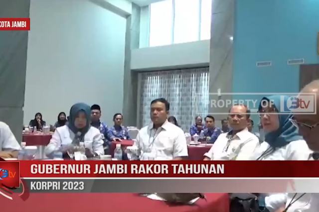 GUBERNUR JAMBI RAKOR TAHUNAN KORPRI 2023