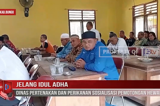 JELANG IDUL ADHA,DINAS PERTENAKAN DAN PERIKANAN SOSIALISASI PEMOTONGAN HEWAN